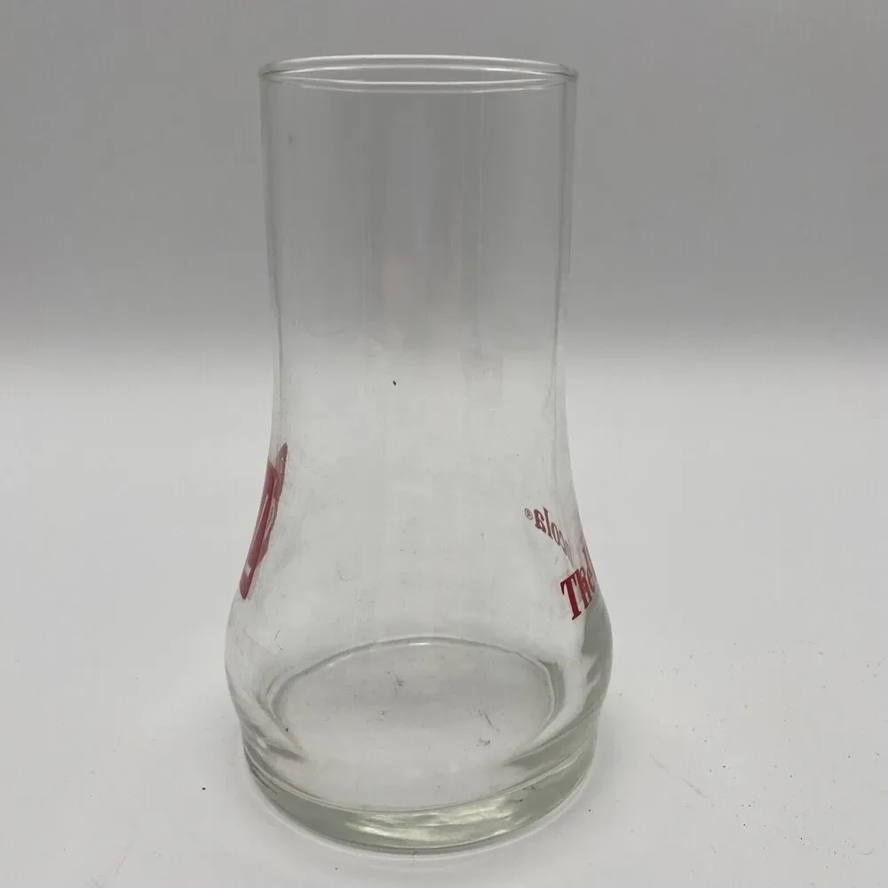 7 UP The Uncola Upside Down 16 Oz Clear Drinking Glass Vintage 7Up Circa 1970s